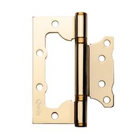 Петля без врезки Qually 100х75х2,5 10075-2BBGl золото 2шт Петля без врезки Qually 100х75х2,5 10075-2BBGl золото 2шт