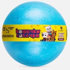 Шар бурлящий д/ванн детский Fabrik Cosmetology 120г Кошечки-собачки