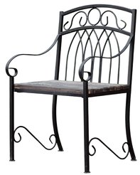 Кресло садовое 60х50х90см металл/дерево