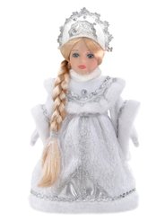 Кукла декоративная Снегурочка Василиса 31x15x11см 88301