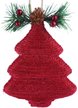 Украшение ёлочка 13см красный SYPMPA-112111 Украшение ёлочка 13см красный SYPMPA-112111