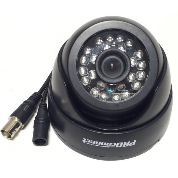 Камера видеонаблюдения купольная 45-0161 с ИК-подсветкой