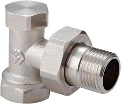 Клапан запорный для радиатора угловой MP-У 3/4""