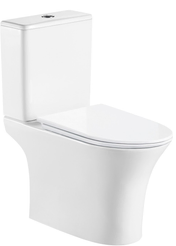 Унитаз напольный Ceruttispa BERNINA Tornado CT11133 (650x340x790) безободковый