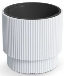 Кашпо Milly d39,5см h37,5см V20/38л белый, с вкладышем