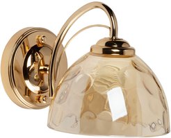Бра Нежность 1х60W E27, металл, стекло, золото