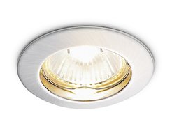 Светильник точечный встраиваемый Ambrella light 863A SS GU5.3 сатин/серебро