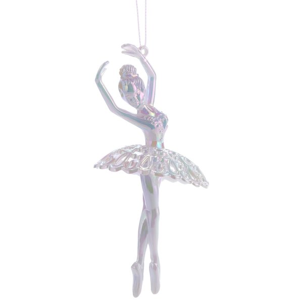 Украшение фигурное Балерина 14х6см, радужно-белый, акрил, SYYKLC-1923030