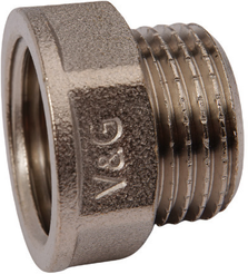 Удлинитель латунный V&G 1/2" шестигранный 10мм