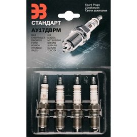Свечи зажигания ЭЗ АУ17ДВРМ ВАЗ инж.16 клапанов 4шт 466207 купить с ...
