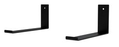 Набор кронштейнов Shape 21,2х21,7см черный 2шт