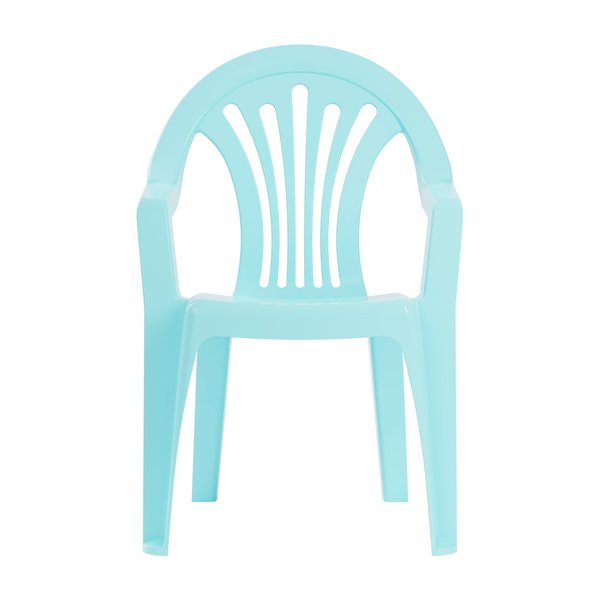 Кресло детское Альтернатива Plast Land 37х33х70см голубой, пластик