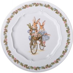 Тарелка закусочная Lefard Rabbits family 20,5см фарфор
