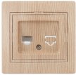 Розетка компьютерная RJ45 Intro Plano сосна