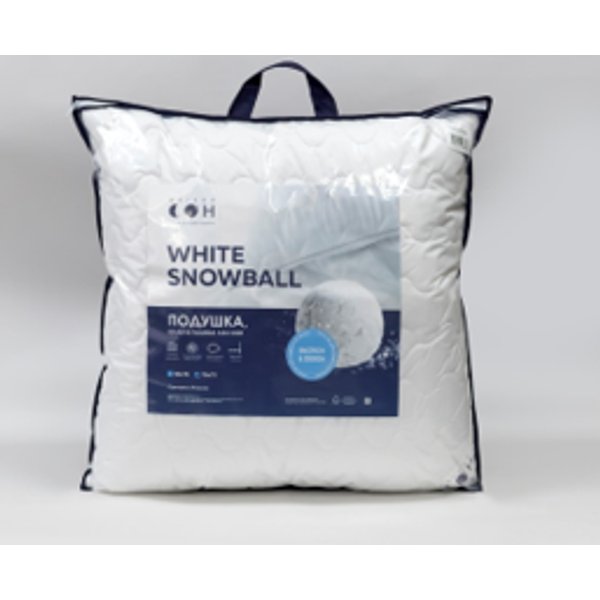 Подушка стеганая 70х70 Snowball, белый