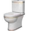 Унитаз-компакт Globus Super Plus (014) версаче,золото (деколь)