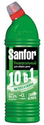 Средство чистящее универсал.Sanfor 750мл Яблоко, дезинфицирующее