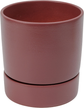 Горшок керамический Берген d15см h15,5см v1,8л, бургунди