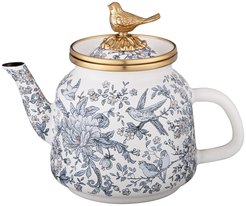 Чайник заварочный Lefard Royal Garden 1л эмаль, белый, индукция