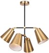 Люстра Freya Terra FR5260PL-04BS Латунь 4/E14/40Вт