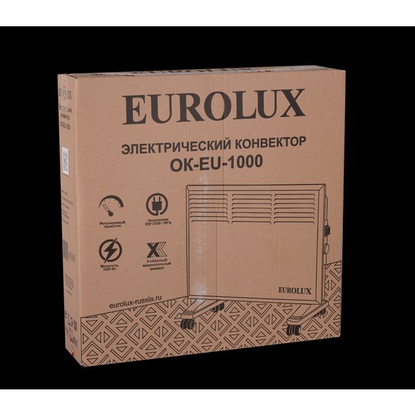 Конвектор электрический Eurolux 1000Вт  