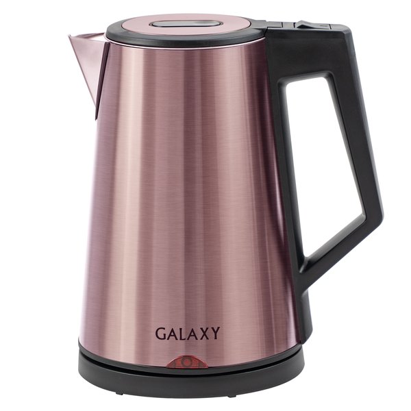 Чайник электрический Galaxy GL 0320 2000Вт 1,7л нерж.сталь, розовый