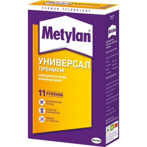 Клей для обоев универсальный Metylan 250гр