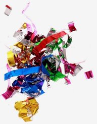 Хлопушка пружинная С новым годом 11см  9501671