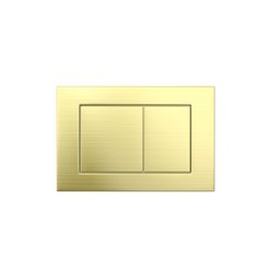 Панель смыва TATSUMAKI SQUARE GOLDEN BRASS брашированное золото