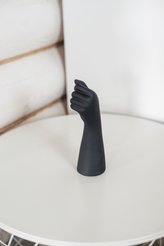 Кашпо декоративное Рука черный 23см, гипс