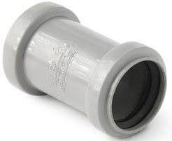 Муфта канализационная двухраструбная Pro Aqua Comfort 100мм