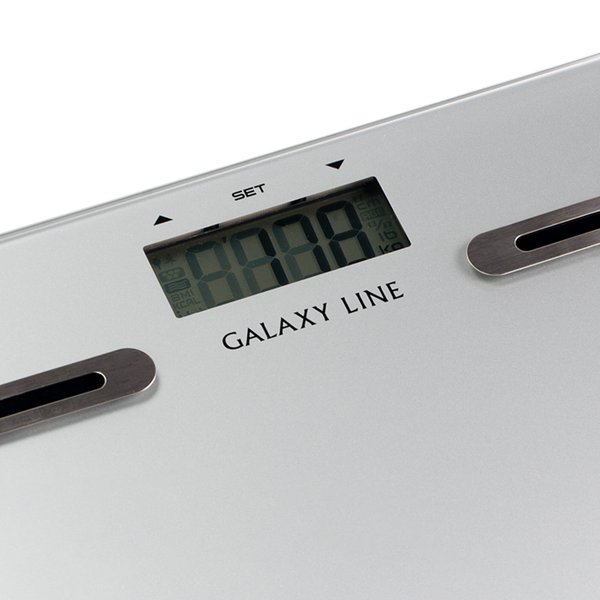 Весы напольные электронные Galaxy LINE GL 4855 до 150кг стекло серый