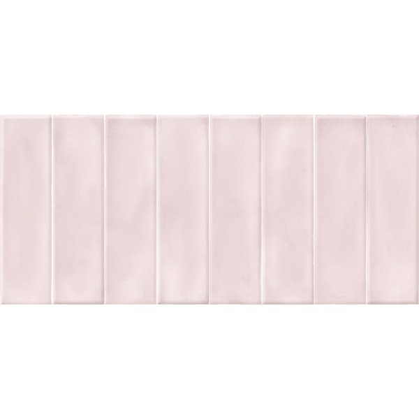 Плитка настенная Pudra 20х44см розовый кирпич рельеф 1,05м²/уп (PDG074D)