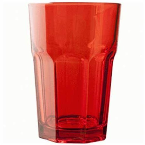 Стакан для воды Pasabahce Enjoy Red 355мл высокий,стекло