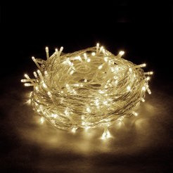 Электрогирлянда-конструктор Занавес 192 теплых LED ламп (36 мигающих) 6 нитей 1х4м VEGAS 