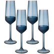 Набор бокалов д/белого вина Lefard Mat&Shiny Blue 195мл 4шт стекло