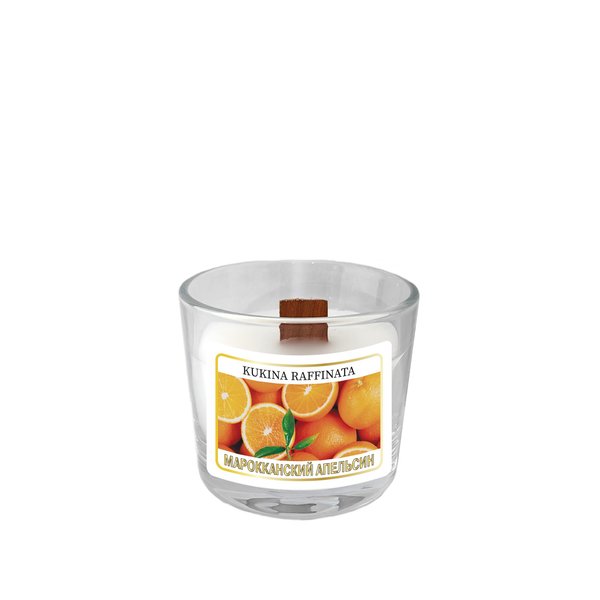 Свеча ароматическая в подсвечнике 90мл Алания Марокканский апельсин