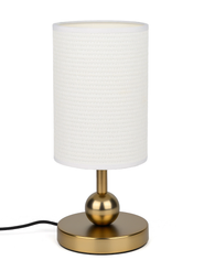 Светильник настольный ARTSTYLE HT-908WMG E27 золото/белый, металл /ткань 