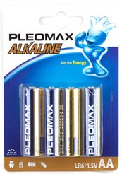 Батарейка алкалиновая Pleomax АА/LR6-4BL 4шт 