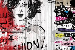 Фотообои Street Fashion 400х270см виниловые на флизелиновой основе