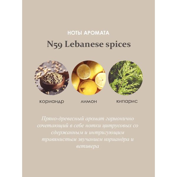 Диффузор AROMA REPUBLIC 50мл, №59 Lebanese spices