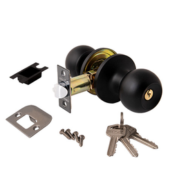 Ручка с защелкой Vanger 6072-01-BLM черная