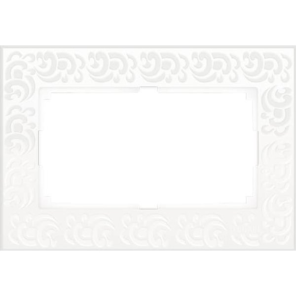 Рамка для двойной розетки (белый) WL05-Frame-01-DBL-white