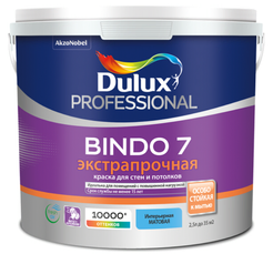 Краска для стен и потолков Luxium BINDO 7 BW матовая белая (2,5л)