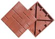 Плитка полимерпесчаная 330x330x30мм красный