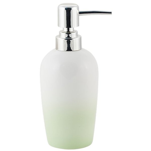 Дозатор для жидкого мыла Gradient бело-зеленый,керамика SWTK-3100GR-A