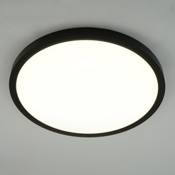 Светильник светодиодный ROUND 38W R-400x25-BLACK/WHITE-220-IP44 4000K