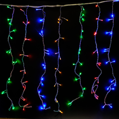 Электрогирлянда занавес внутренняя 1,5х2м 300LED разноцветный SYCL-014