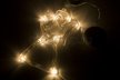 Фигура Ангелок на присоске с подвесом LED Теплый белый