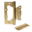 Петля без врезки Apecs 100х75мм B2-Steel-G-Bl золото
